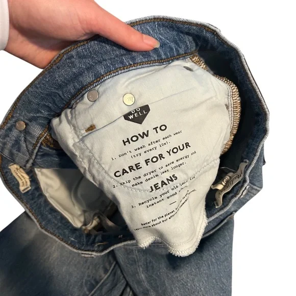 Madewell The Perfect Vintage Jean in Enmore Wash Raw-Hem Edition Size 26 - Picture 9 of 11